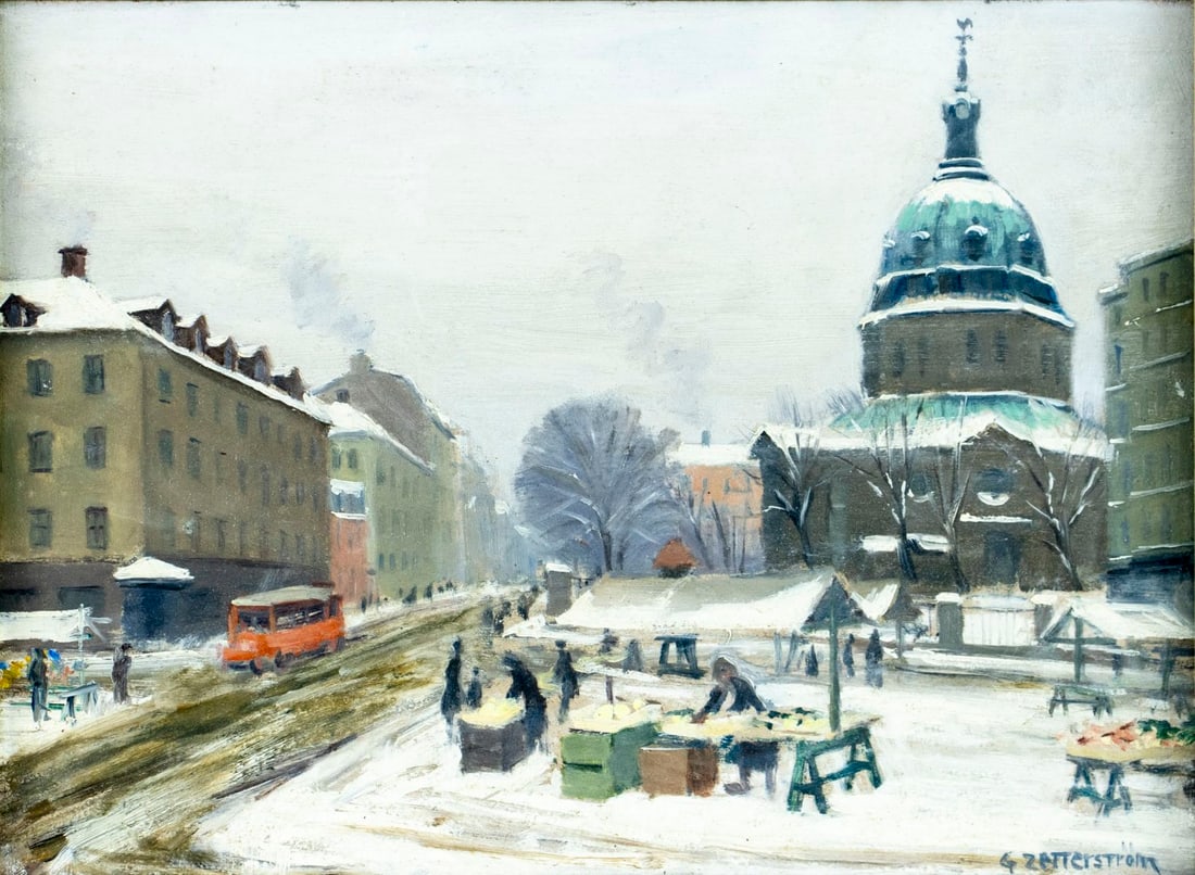 Gunnar Zetterstrom (Sweden,1902-1965) oil painting (1 of 12)