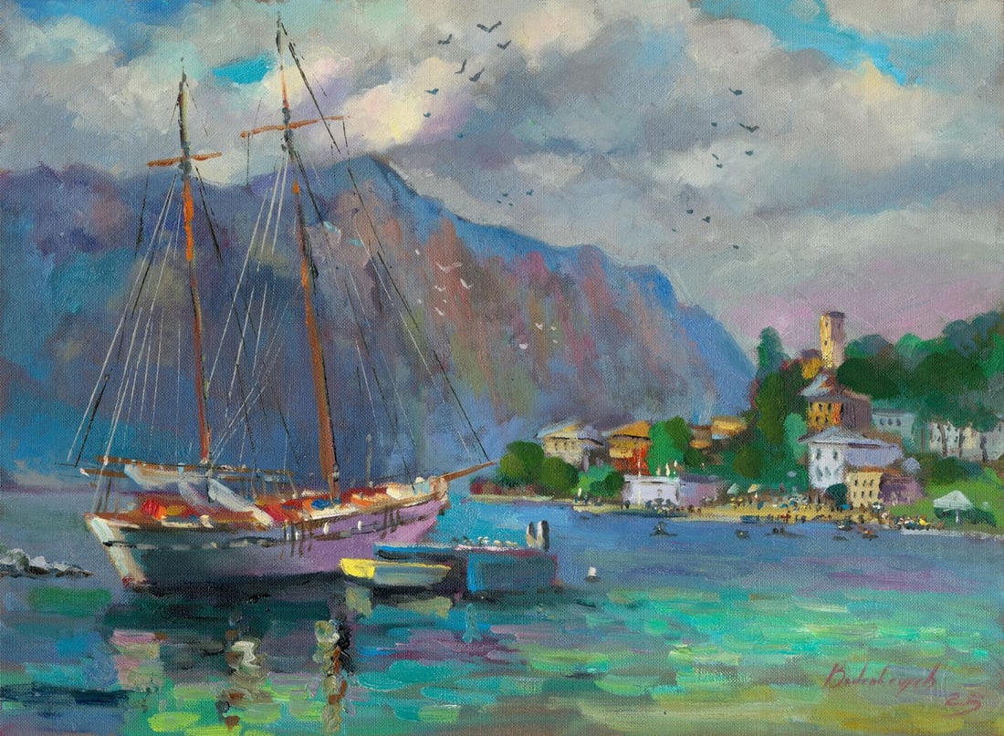 Volodymyr Budenkevych (Ukraine,20/21C) oil painting (1 of 13)