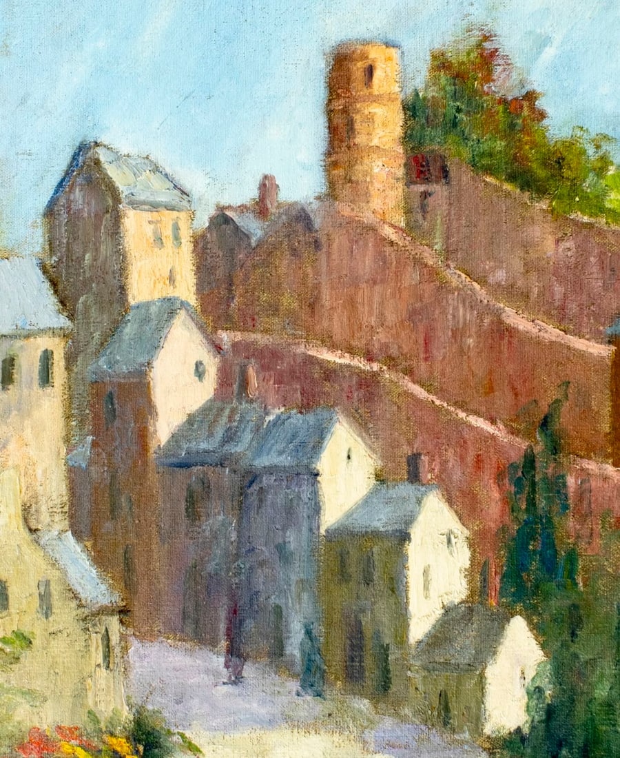 Hildegarde Hamilton (FL,VA,1898-1970) oil painting - 5