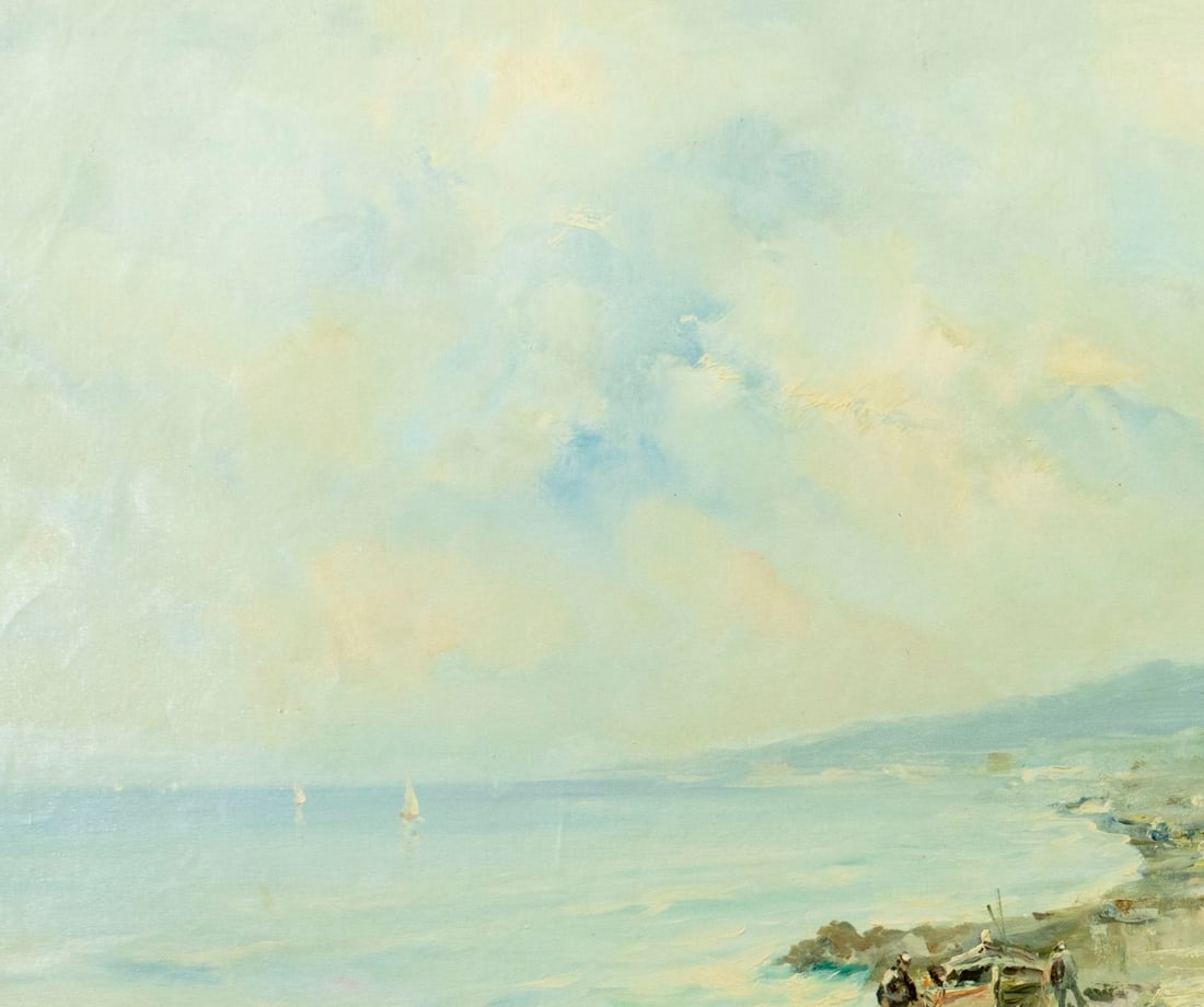 Mario Passoni (Italy,France,1929-?) oil painting - 6