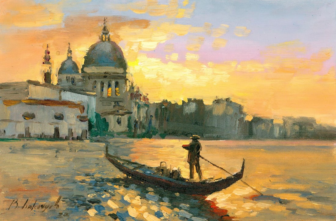 Volodymyr Budenkevych (Ukraine,20/21C) oil painting (1 of 12)