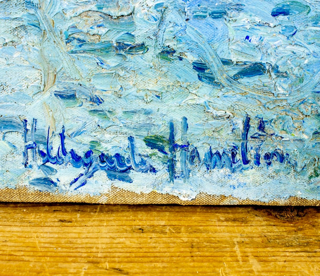 Hildegarde Hamilton (FL,VA,1898-1970) oil painting - 4