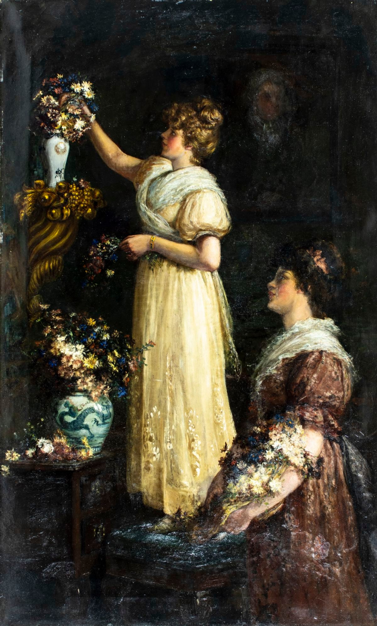 Charles Louis Muller (France,1815-1892) oil painting antique (1 of 12)