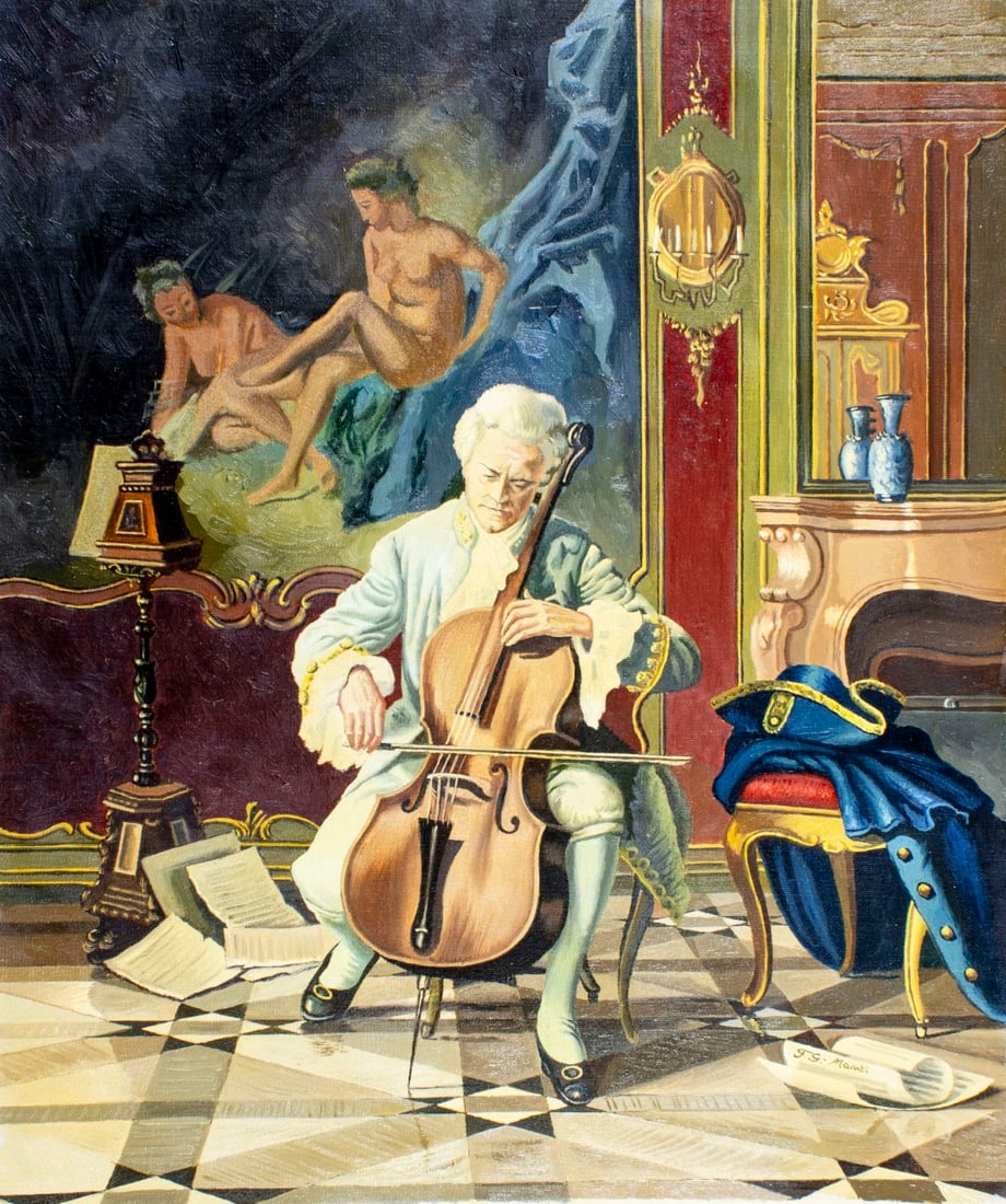 F G Manti (Europe,20C) oil painting (1 of 13)