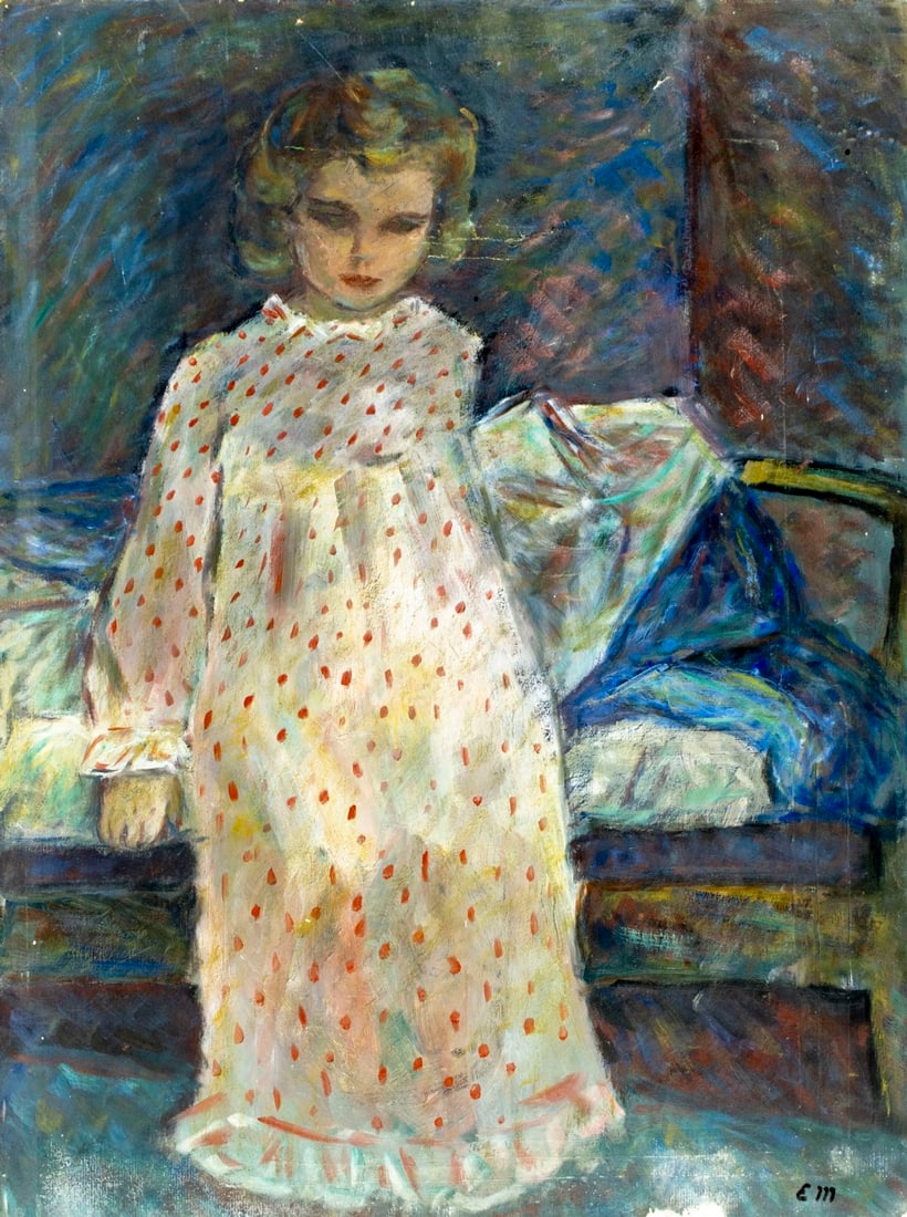 Evelyn Metzger (NY,Brazil,1911-2007) oil painting (1 of 13)