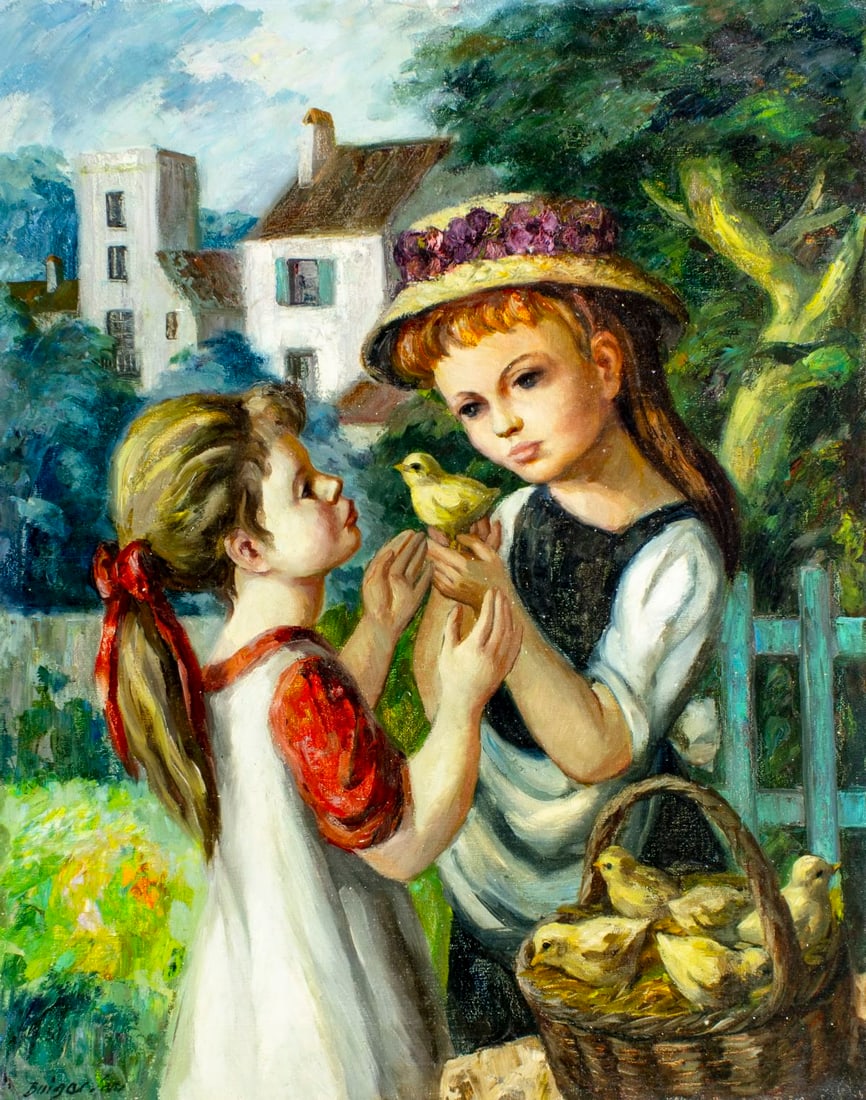 Jose Buigas (Spain,1927-?) oil painting (1 of 13)