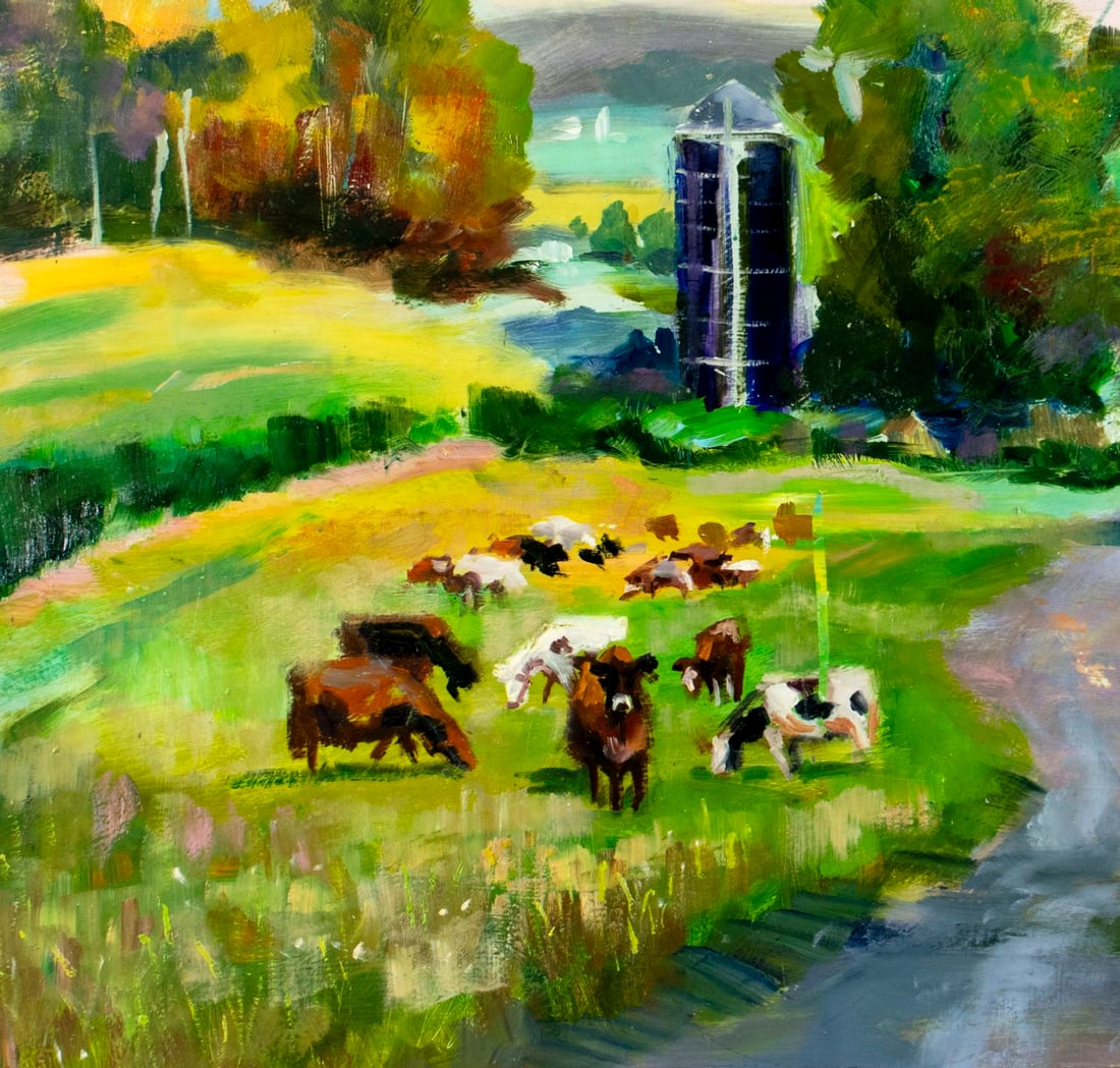 John Reilly (NY,NJ,1942-2021) oil painting - 6