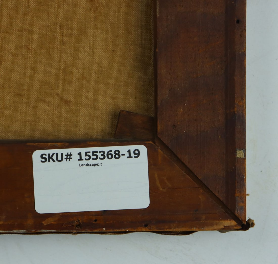 Antique early 20C American oil painting signed - 11