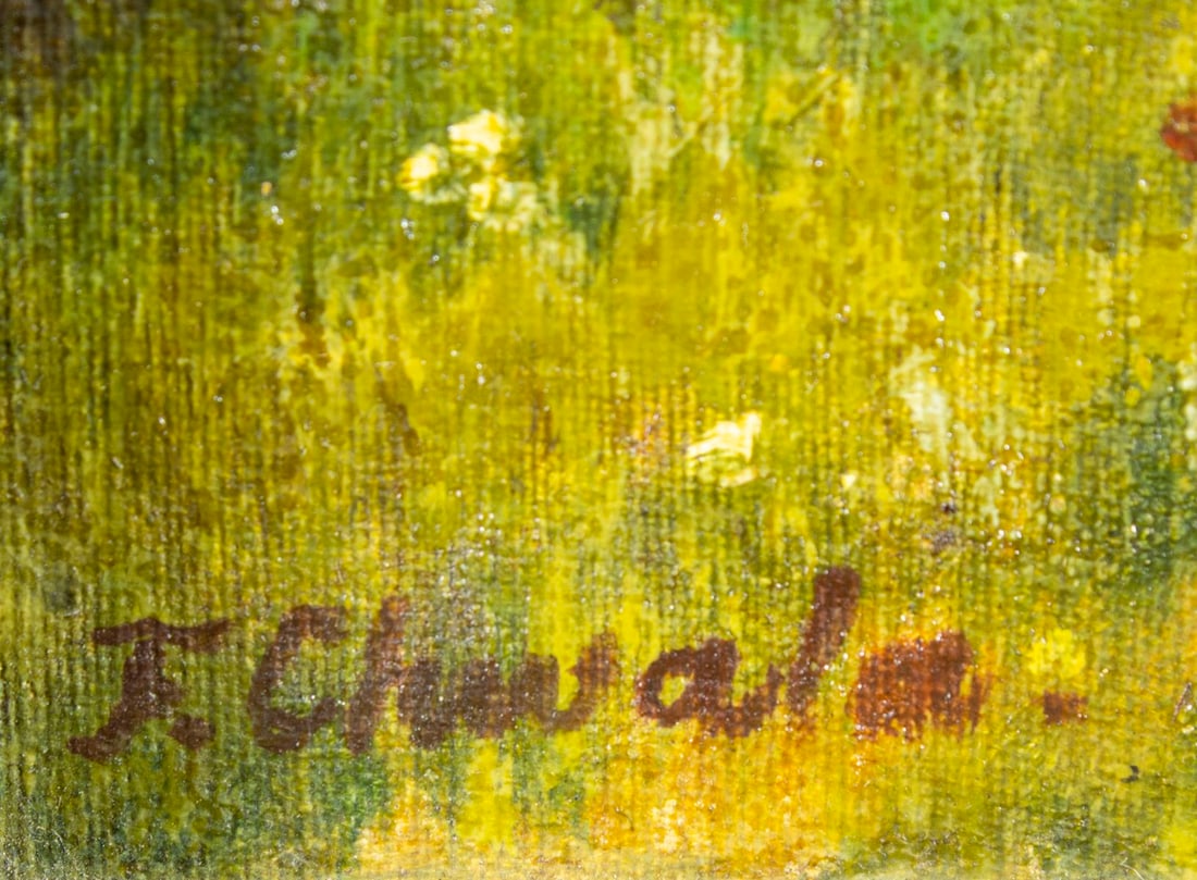 ATTR Fritz Chwala (Austria,1872-1936) oil painting antique - 4