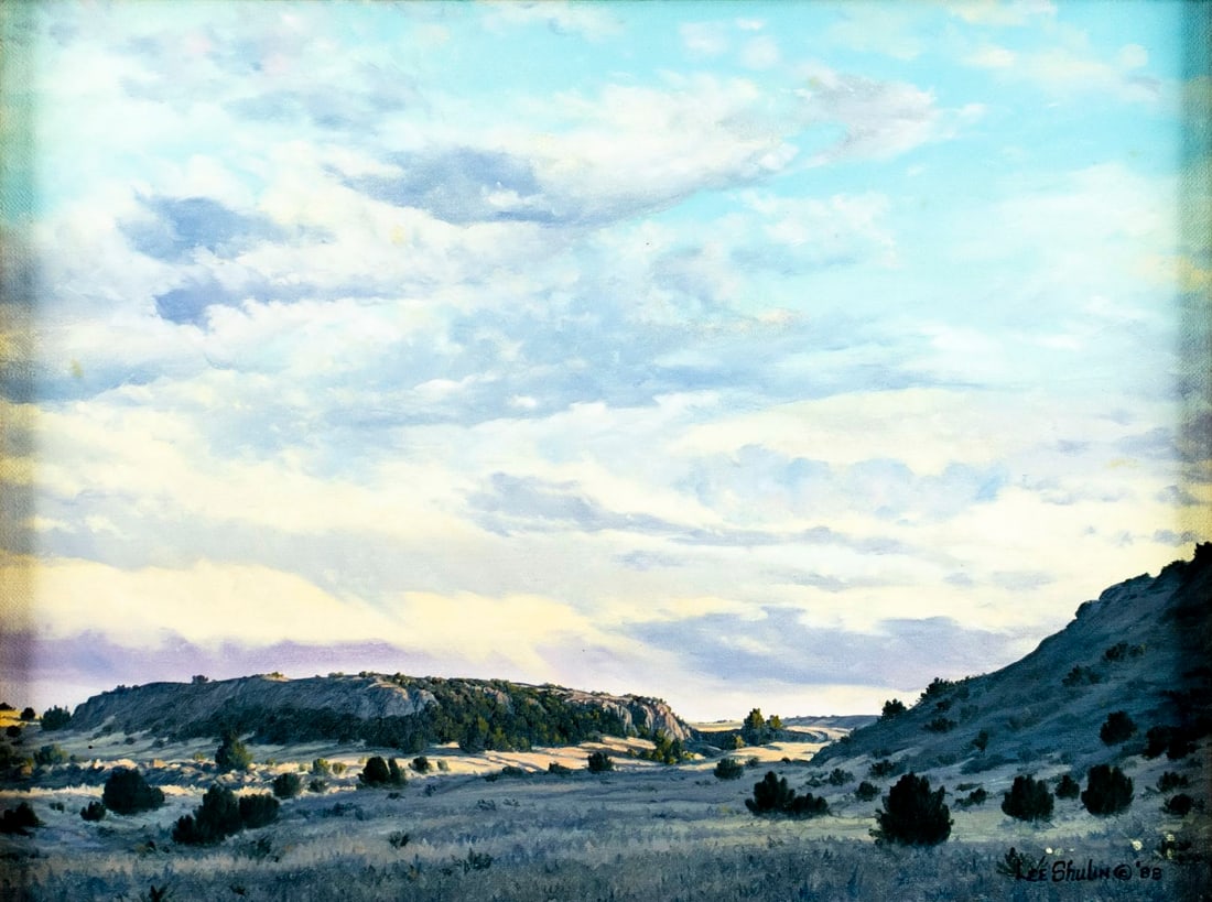 Lee Shulin (US,20/21C) oil painting (1 of 14)