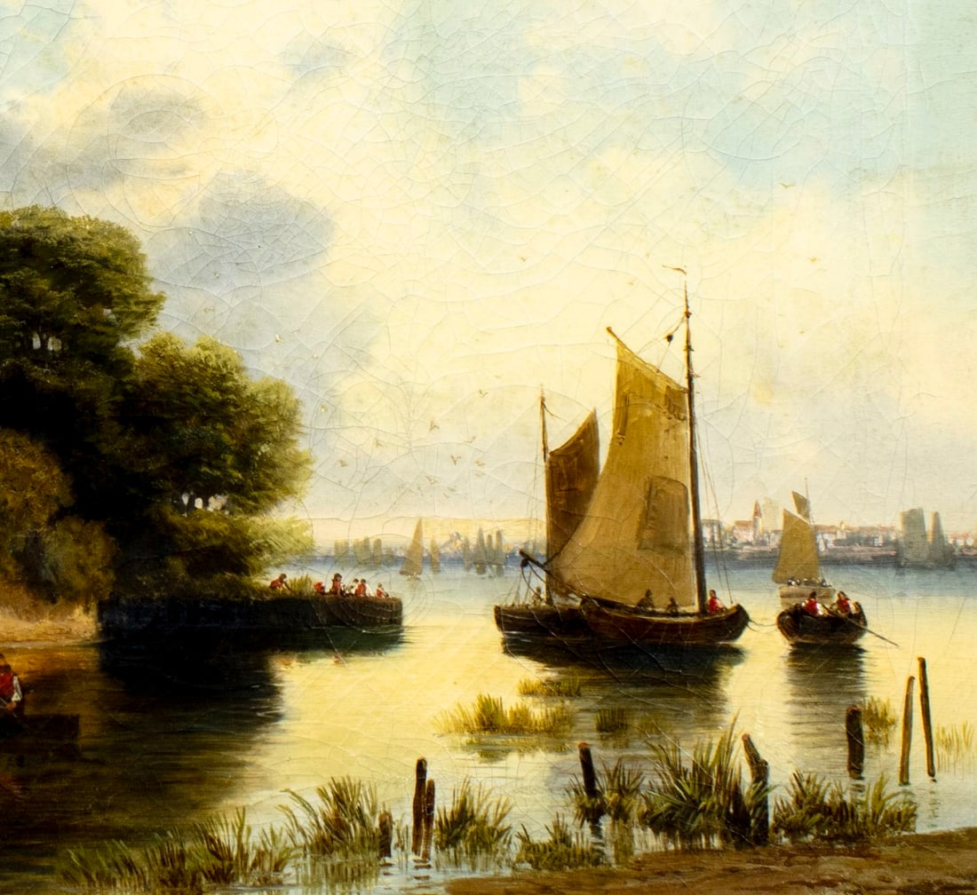 Julius Bayer (Austria,1840-1883) oil painting antique - 7