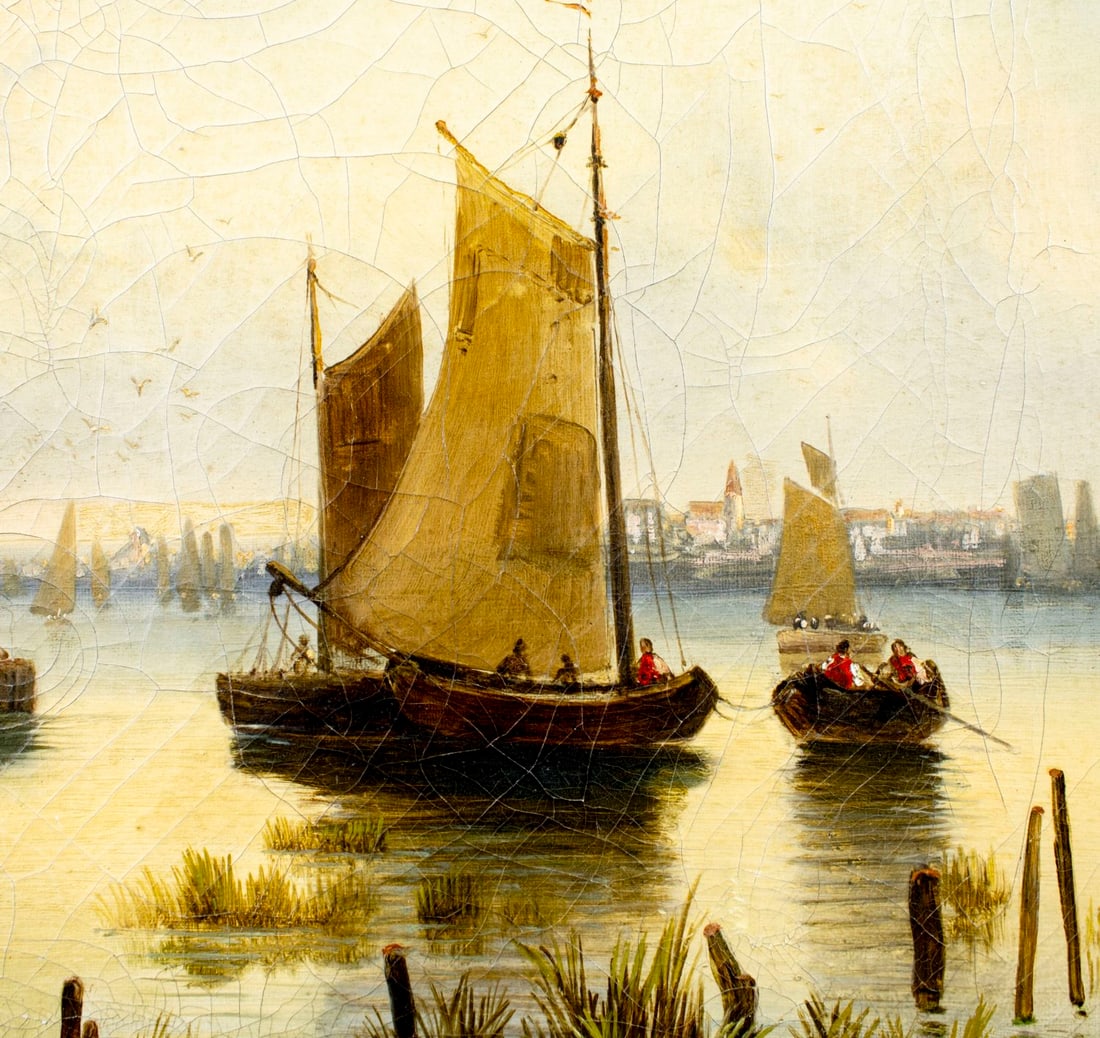 Julius Bayer (Austria,1840-1883) oil painting antique - 8