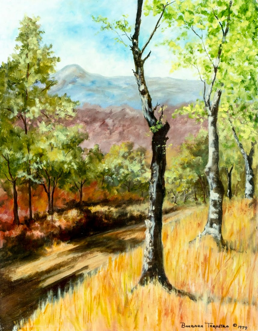 Barbara R Terpstra (PA,NJ,1937-2020) oil painting (1 of 12)