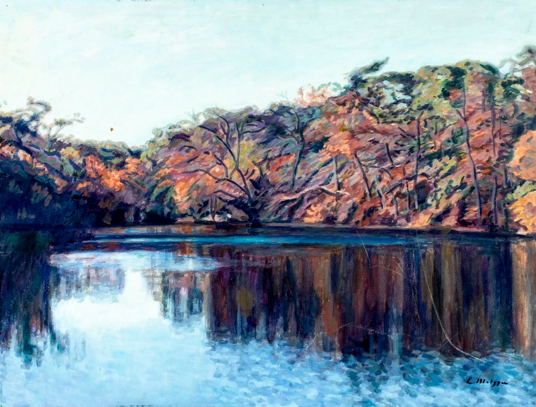 Evelyn Metzger (NY,Brazil,1911-2007) oil painting (1 of 14)