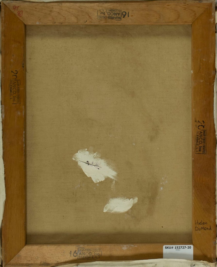 Helen DuMond (NY,CA,OR,1872-1968) oil painting - 8