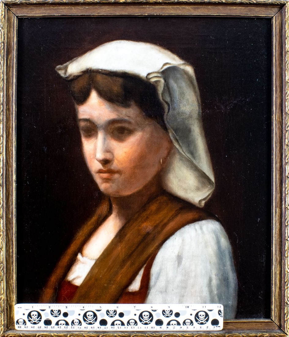 Antique 19C American oil painting - 2