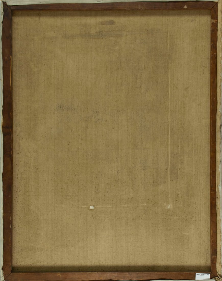 Antique early 20C American oil painting - 8