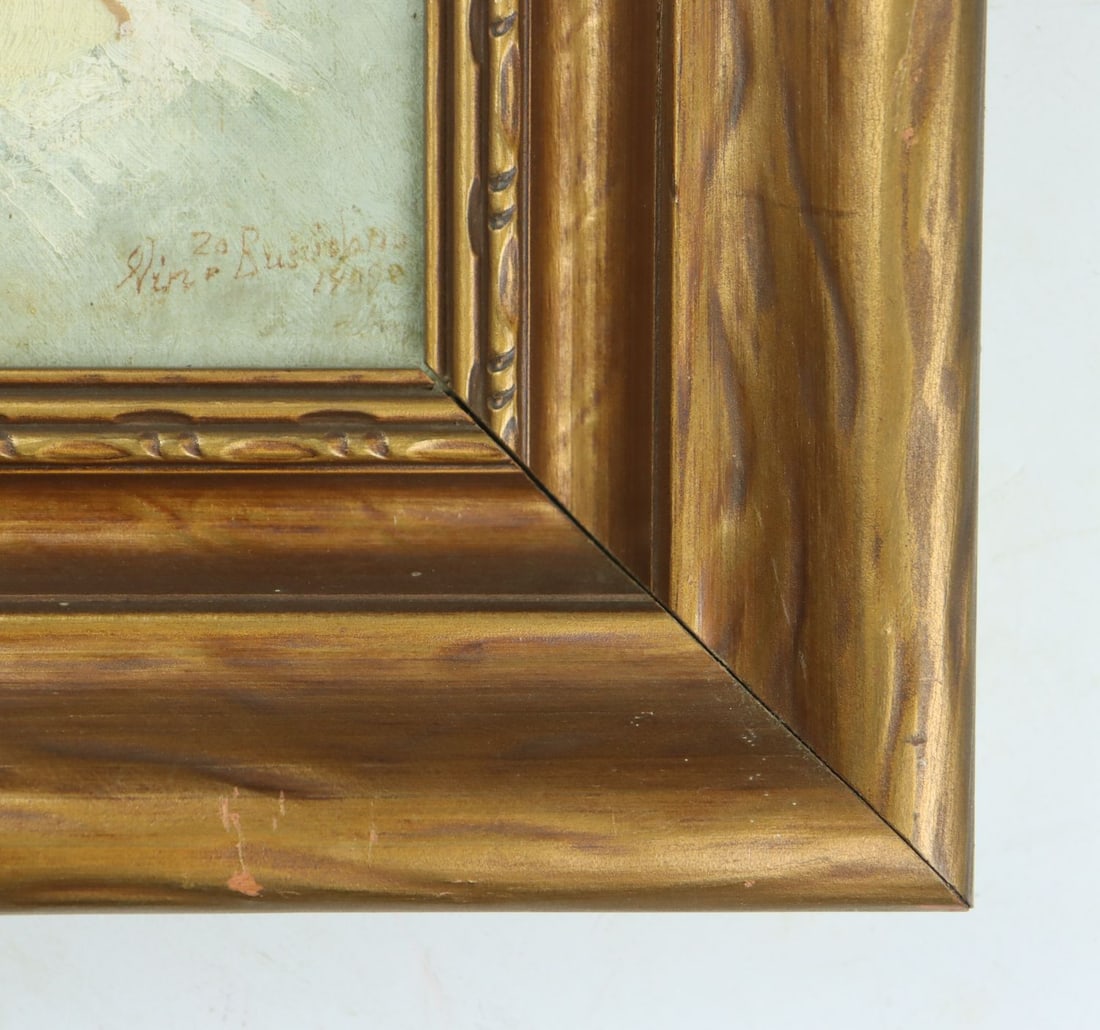 Vincenzo Busciolano (Italy,1851-1926) oil painting antique - 10