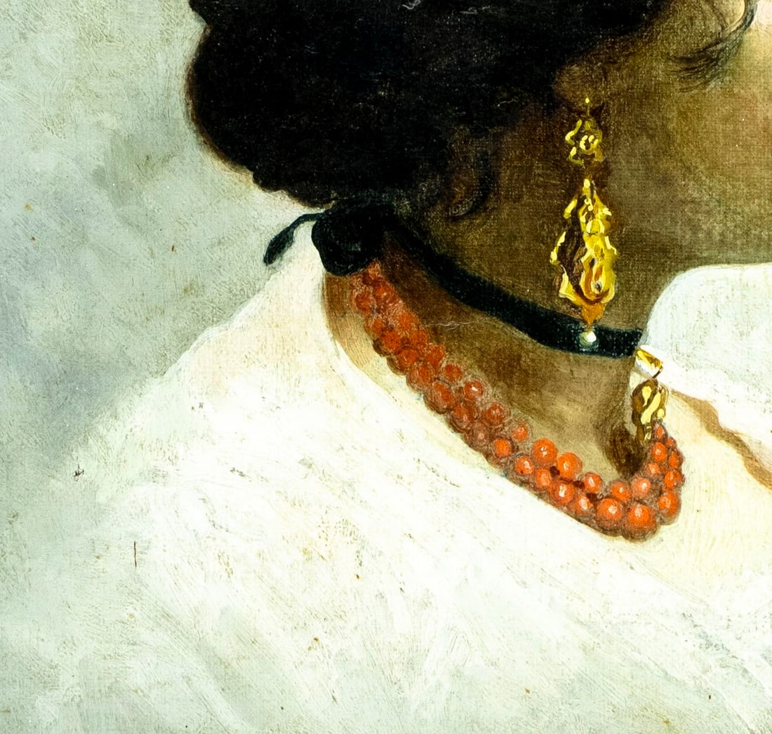 Vincenzo Busciolano (Italy,1851-1926) oil painting antique - 7