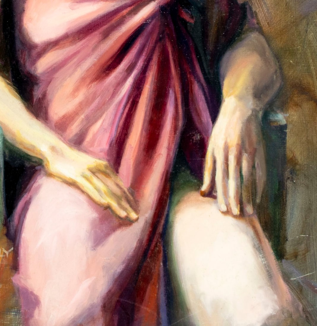 John Reilly (NY,NJ,1942-2021) oil painting - 7