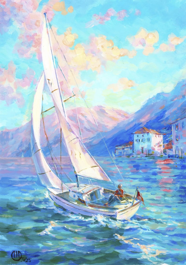 Olena Horbenko (Ukraine,20/21C) acrylic painting (1 of 12)