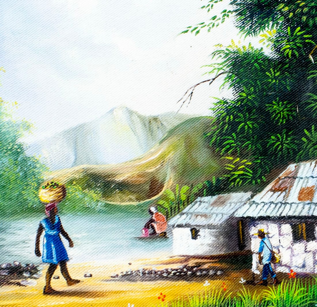 H Thevenin (Haiti,20C) oil painting - 6