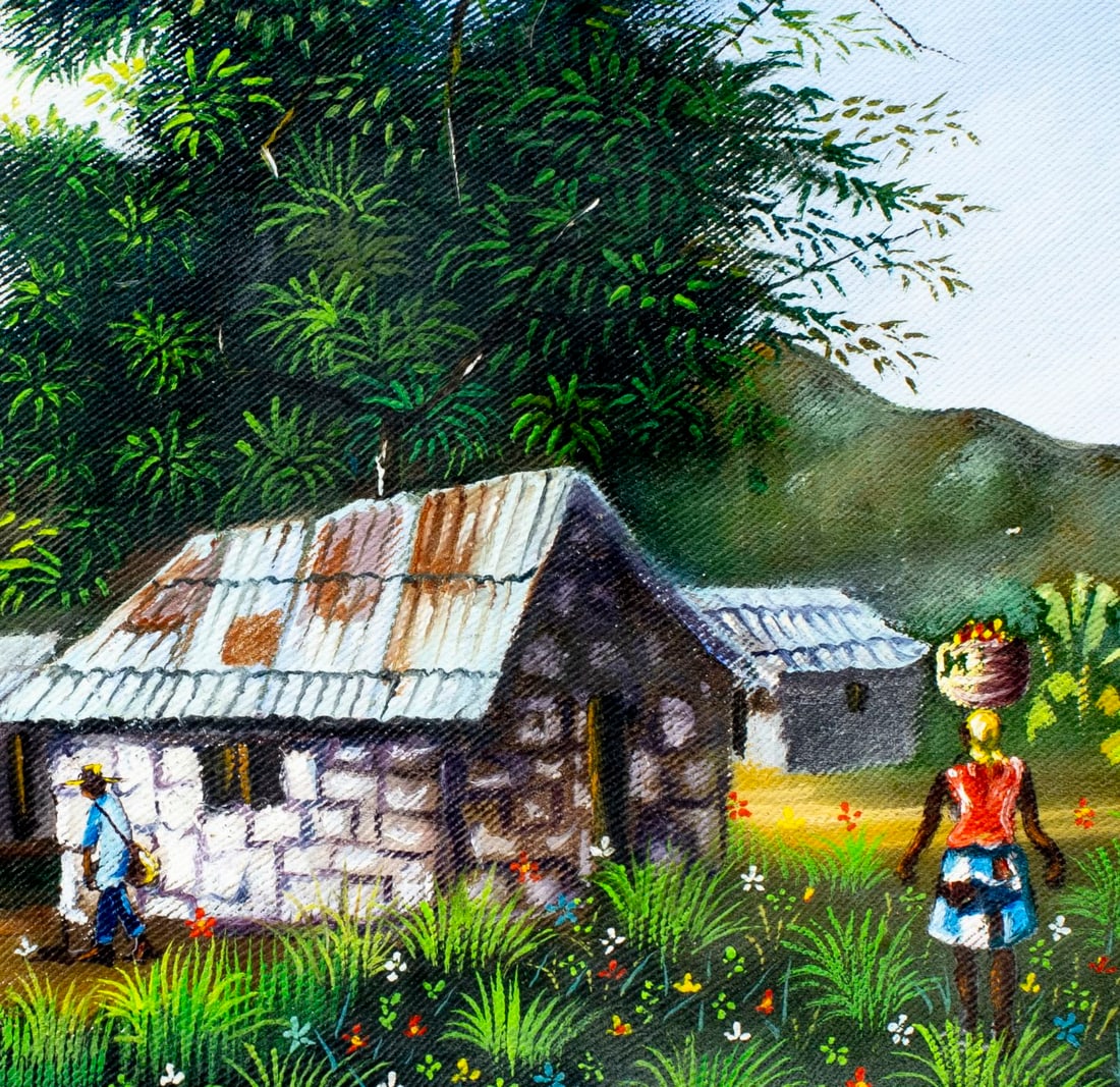 H Thevenin (Haiti,20C) oil painting - 7