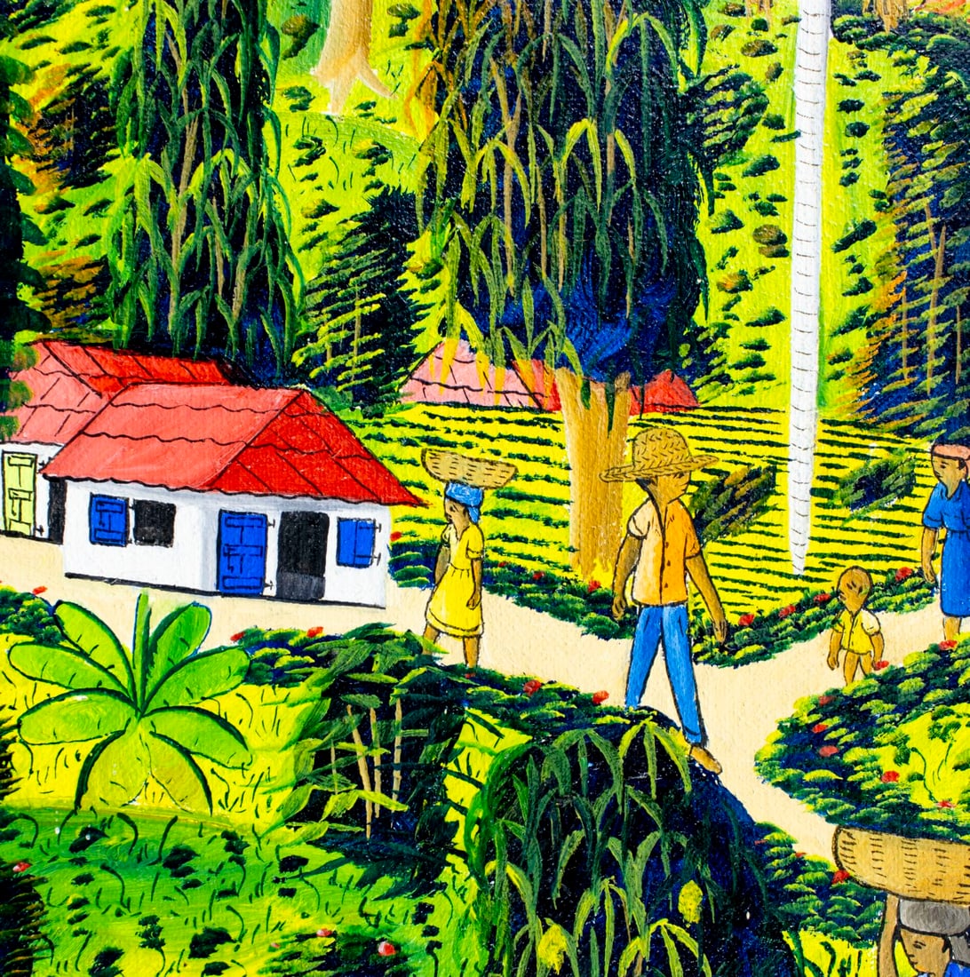 J Felder Dubique (Haiti,20C) oil painting - 8