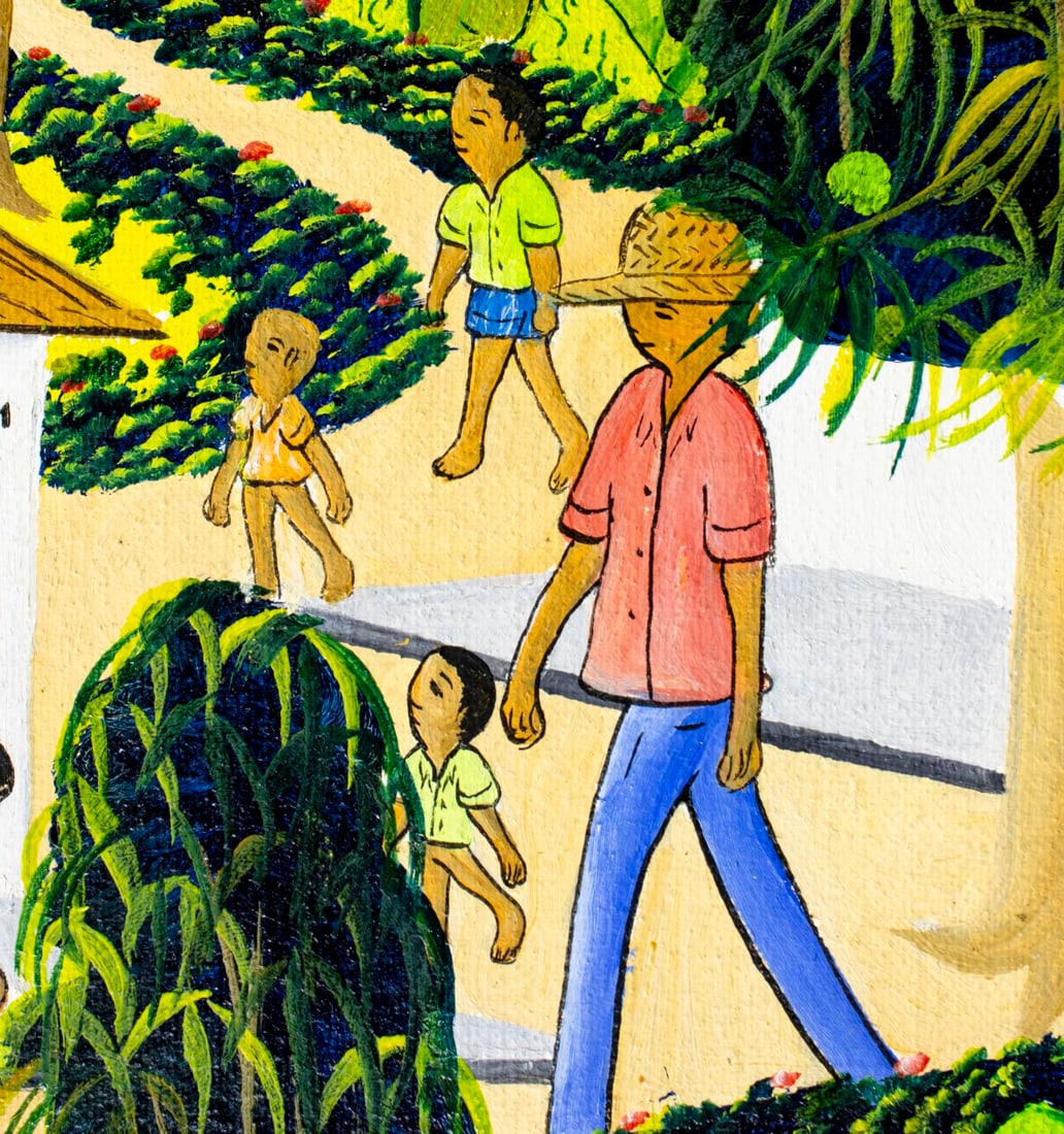 J Felder Dubique (Haiti,20C) oil painting - 8