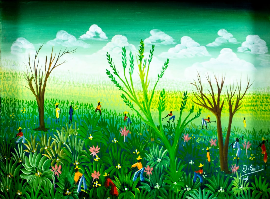 Saltus (Haiti,20C) oil painting (1 of 13)
