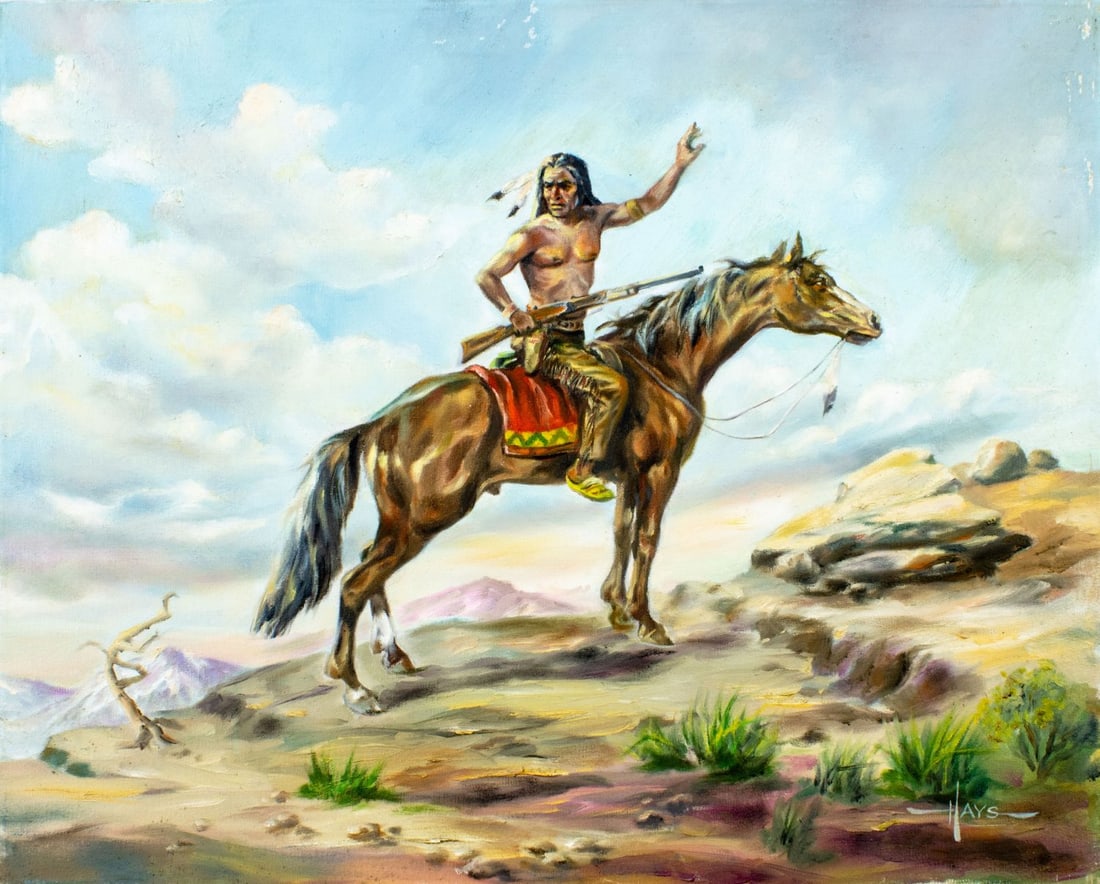 Hays (US,20C) oil painting (1 of 12)