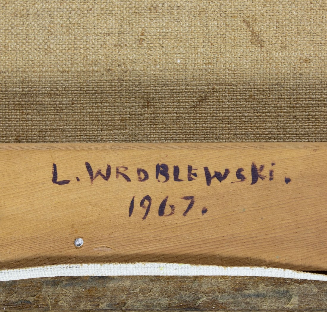 Lewis Wroblewski (NY,mid 20C) oil painting - 11