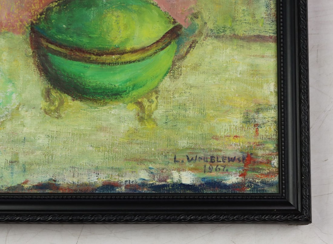 Lewis Wroblewski (NY,mid 20C) oil painting - 13