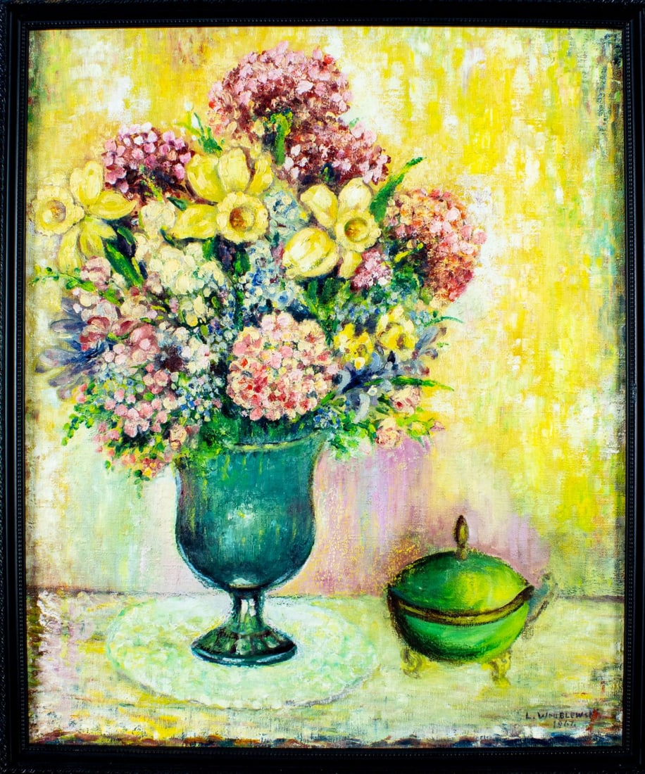 Lewis Wroblewski (NY,mid 20C) oil painting - 3