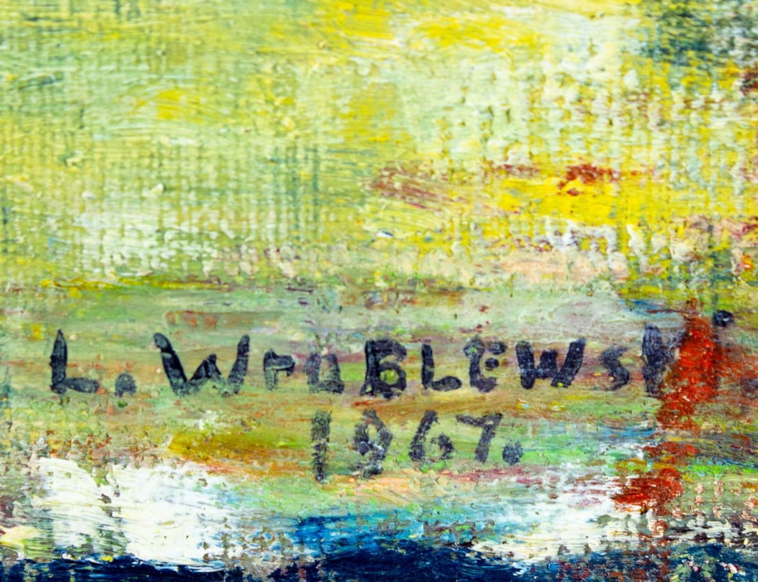 Lewis Wroblewski (NY,mid 20C) oil painting - 4