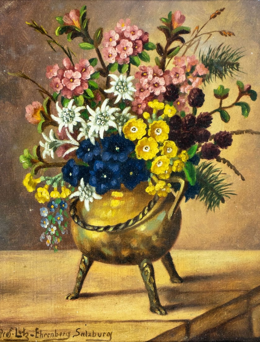 Ludwig Lutz Ehrenberger (German,1878-1950) oil painting (1 of 12)