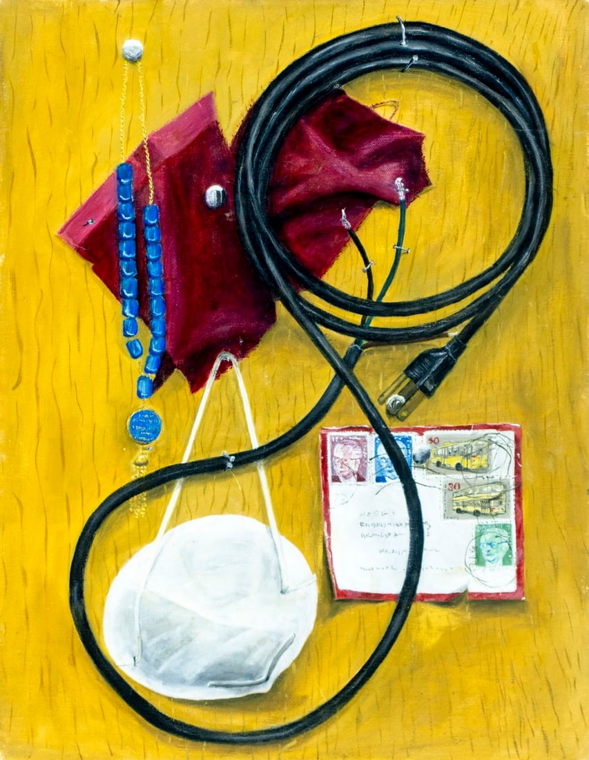 Daniel Spechler (US,20C) oil painting: ARTIST: Daniel Spechler (American, 20 century) TITLE: Still Life MEDIUM: oil on canvas CONDITION: Some minor scratches. No visible inpaint under UV light. Normal wear along