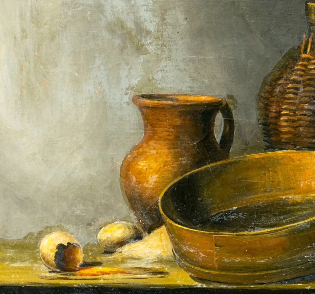 Vintage 20C Russian oil painting signed - 6