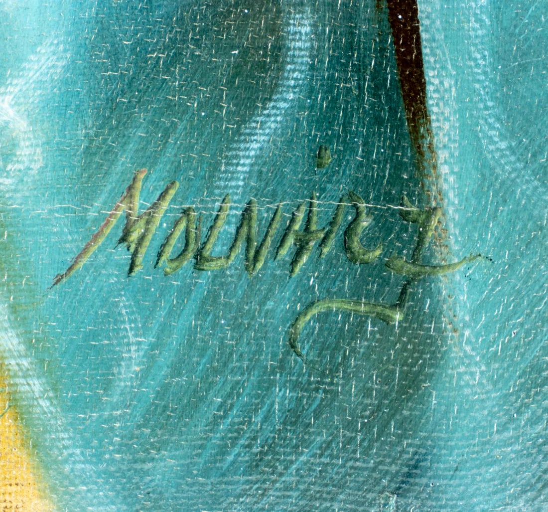 Jozsef Molnar (Hungary,1939-?) oil painting - 4