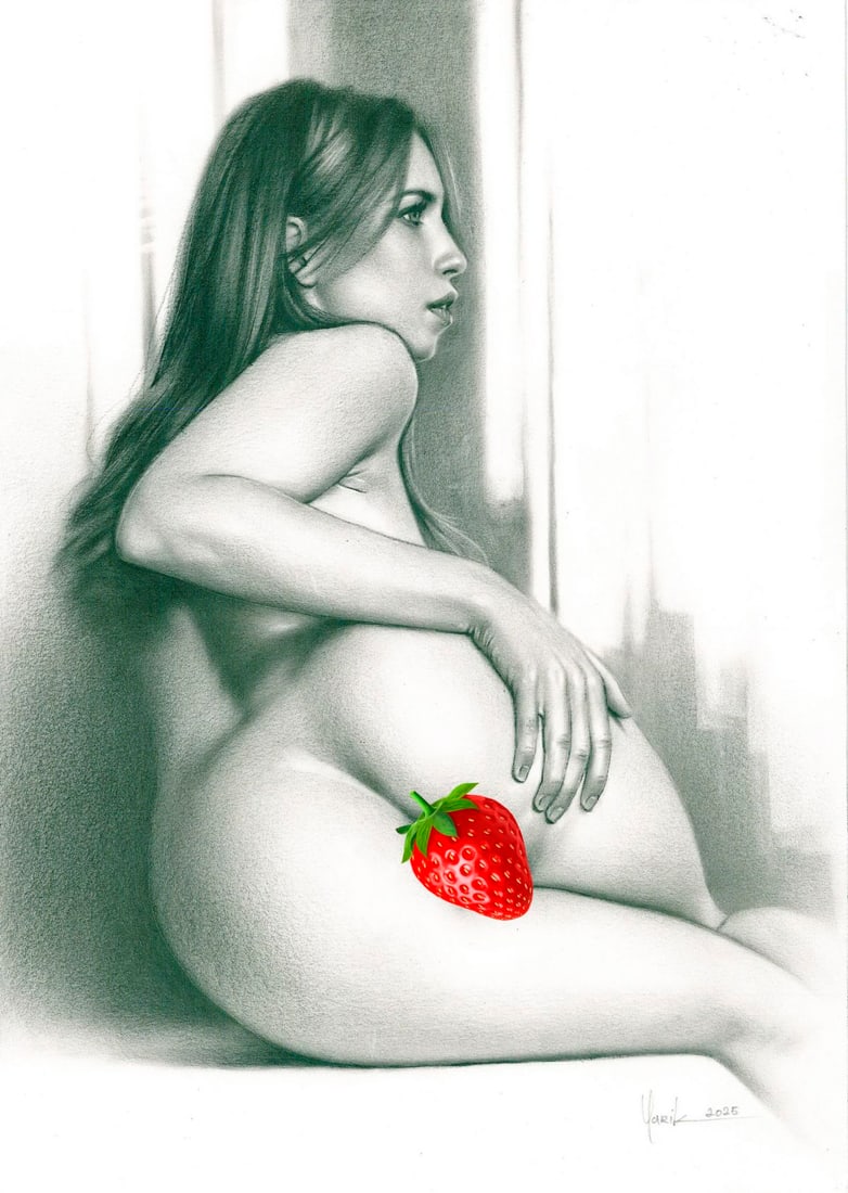 Yaroslav Novostavskiy (Ukraine,b 1989) dry brush oil painting: ARTIST: Yaroslav Novostavskiy (Ukrainian, born 1989) TITLE: Nude MEDIUM: dry brush oil on heavy paper CONDITION: Very good. ART SIZE: 12 x 8 inches / 30