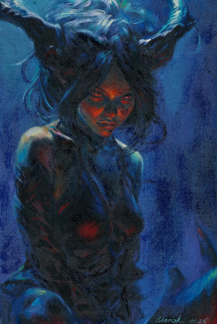 Tatiana Synieok (Ukraine,20/21C) oil painting (1 of 12)