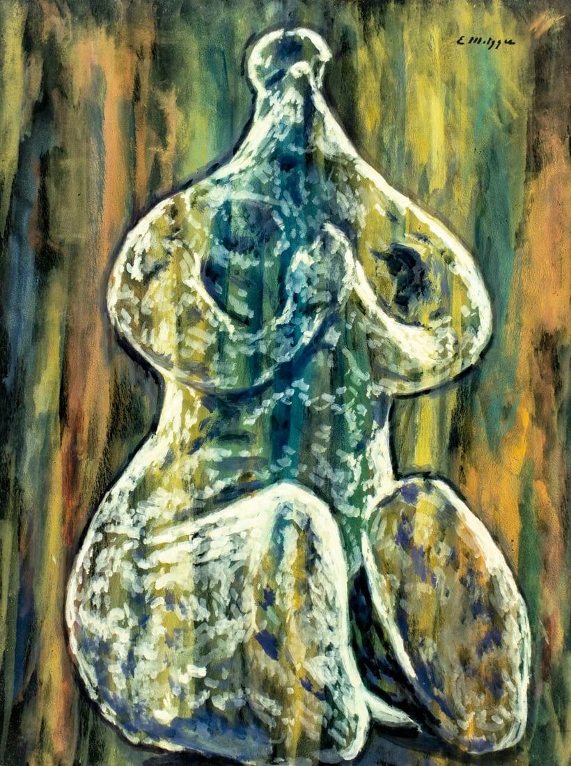 Evelyn Metzger (NY,Brazil,1911-2007) oil painting (1 of 13)