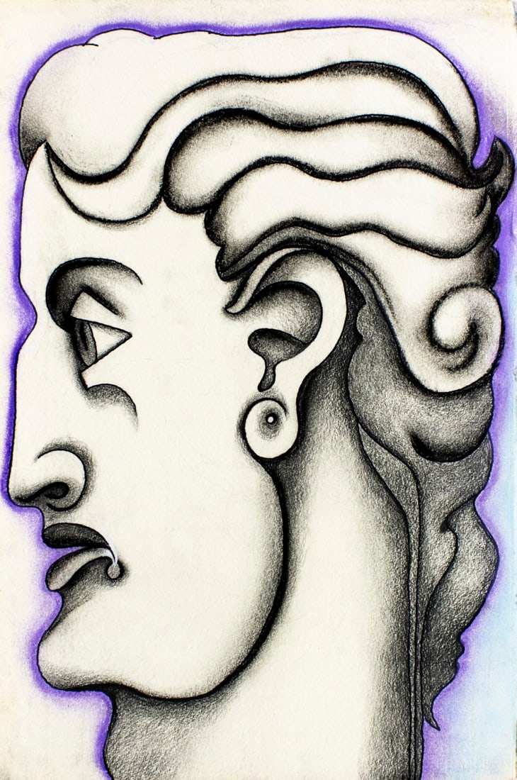 Hal Poth (MO,1924-2017) pastel painting (1 of 11)