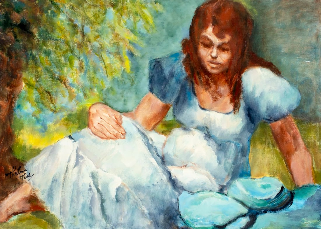 Thelma Thal (NY,1903-2001) oil painting (1 of 13)