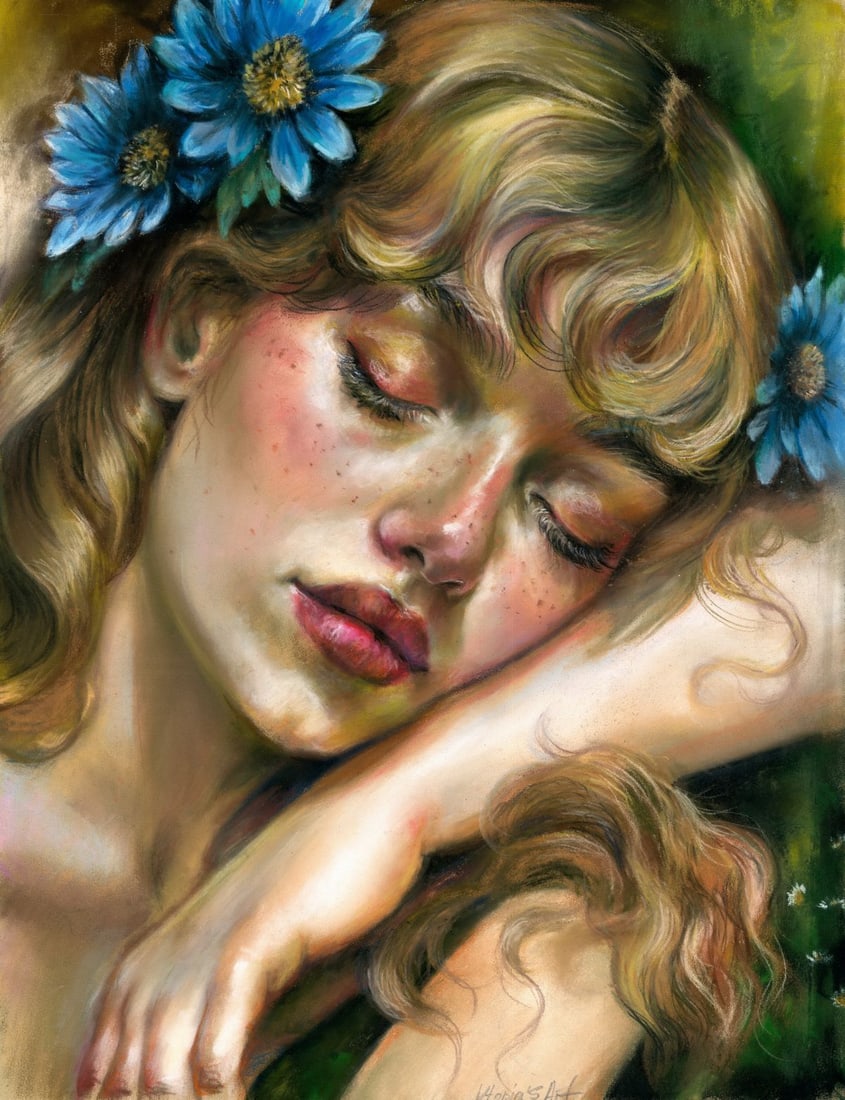 Olesya Grebenyuk (Ukraine,20/21C) pastel painting (1 of 11)