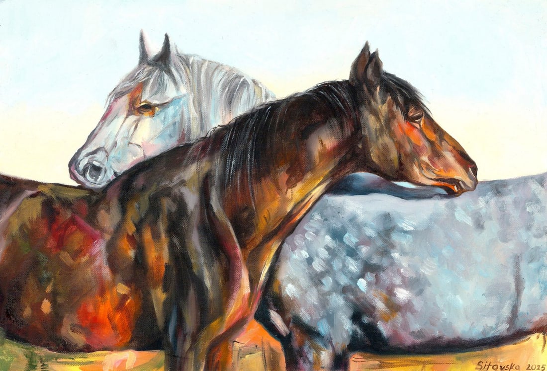 Anna Sitovska (Ukraine,20/21C) oil painting (1 of 12)