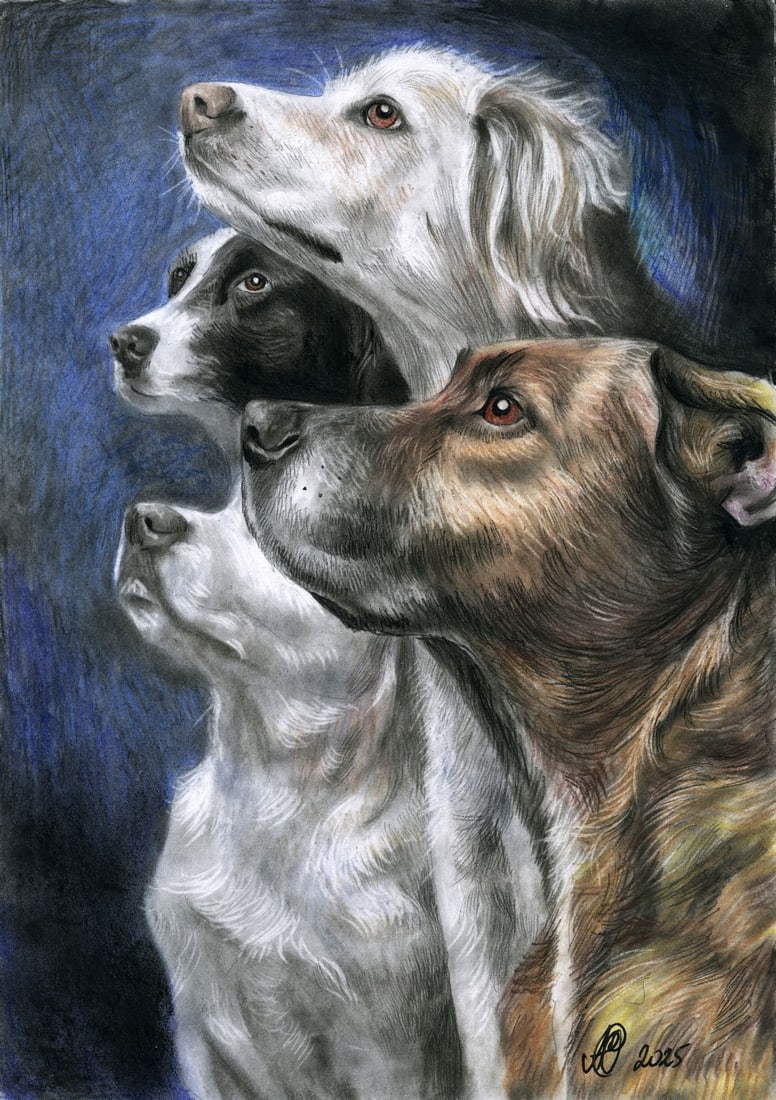 Julia Abramova (Ukraine,20/21C) pastel painting (1 of 10)