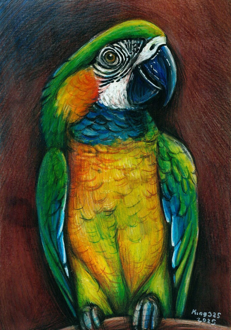 Dmytro Korol (Ukraine,20/21C) mixed media painting (1 of 12)