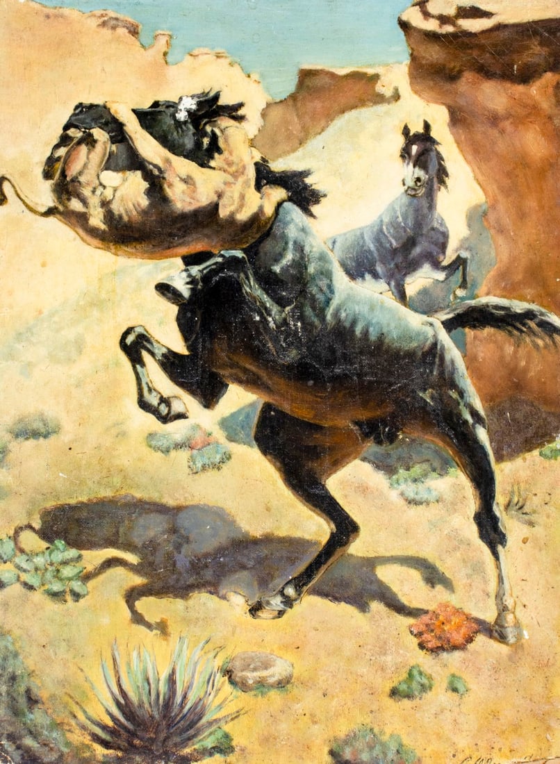 L O'Donnell (US,mid 20C) oil painting (1 of 12)