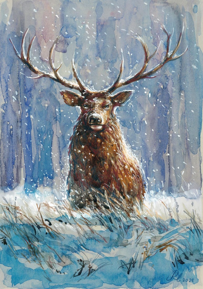 Lyudmila Rudenko (Ukraine,20/21C) watercolor painting (1 of 10)